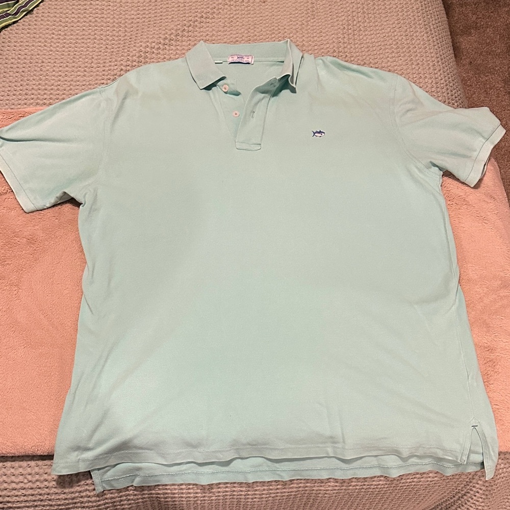 Southern Tide Mint Polo Shirt